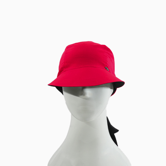 کلاه گره ای دورو قرمز مشکی گره-ای