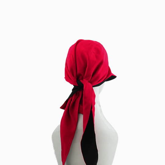 کلاه گره ای دورو قرمز مشکی کلاه-گره-ای