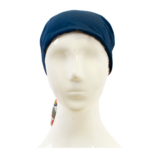 دستمال سر گل درشت آبرنگی دستمال-سر-سرمه-ای