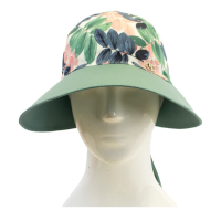 کلاه شش پر نقاب بلند طرح برگ گندمی کلاه شش پر نقاب بلند برگ گندمی پسته ای