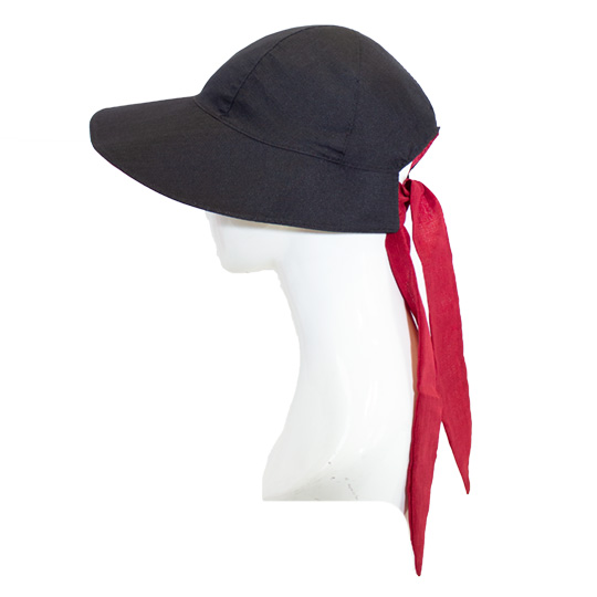 کلاه شش پر نقاب ساده قرمز مشکی شش-پر-مشکی