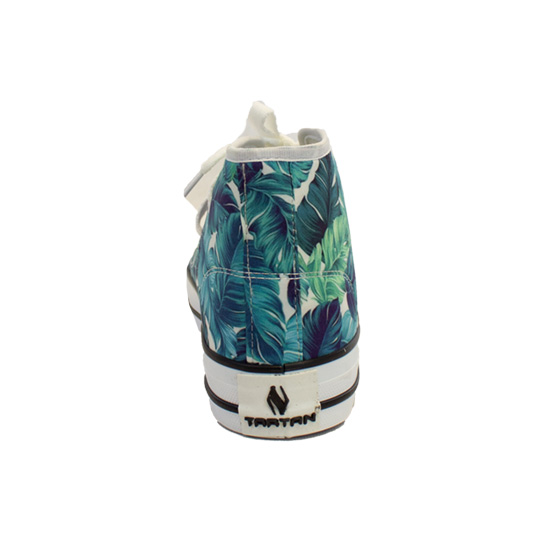 کفش آل استار ساق بلند طرح هاوایی برگی سبز آل-استار-طرح-هاوایی-برگی