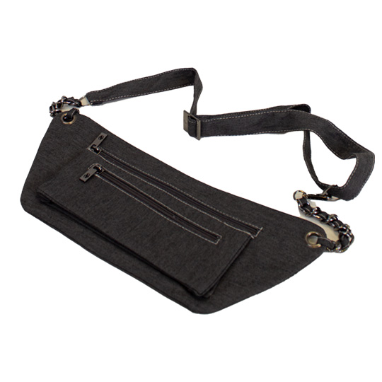 کیف کمری جین طوسی تیره کیف-کمری-جین-طوسی