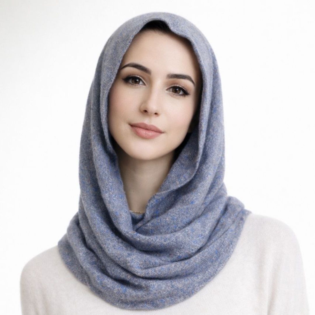 شال مثلثی ملانژ IMG-8700